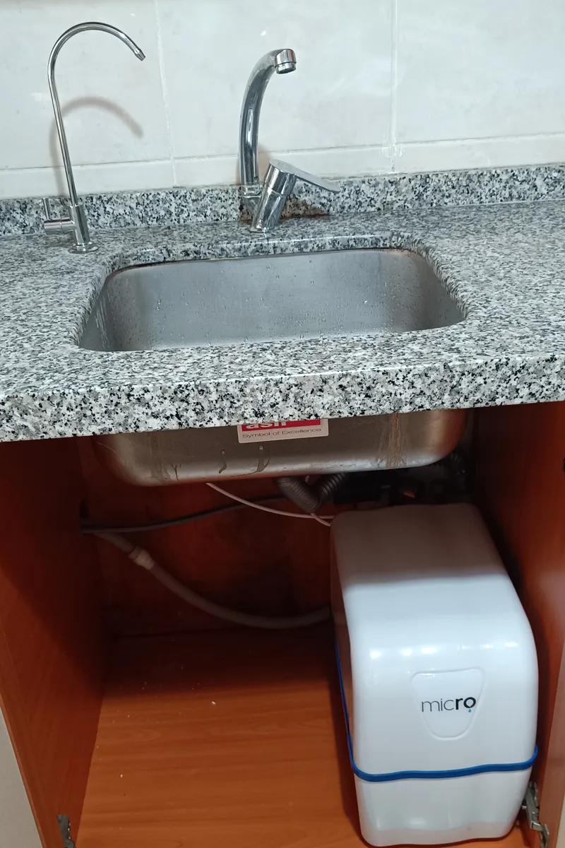 Micro Su Arıtma Cihazı — gerçek montaj